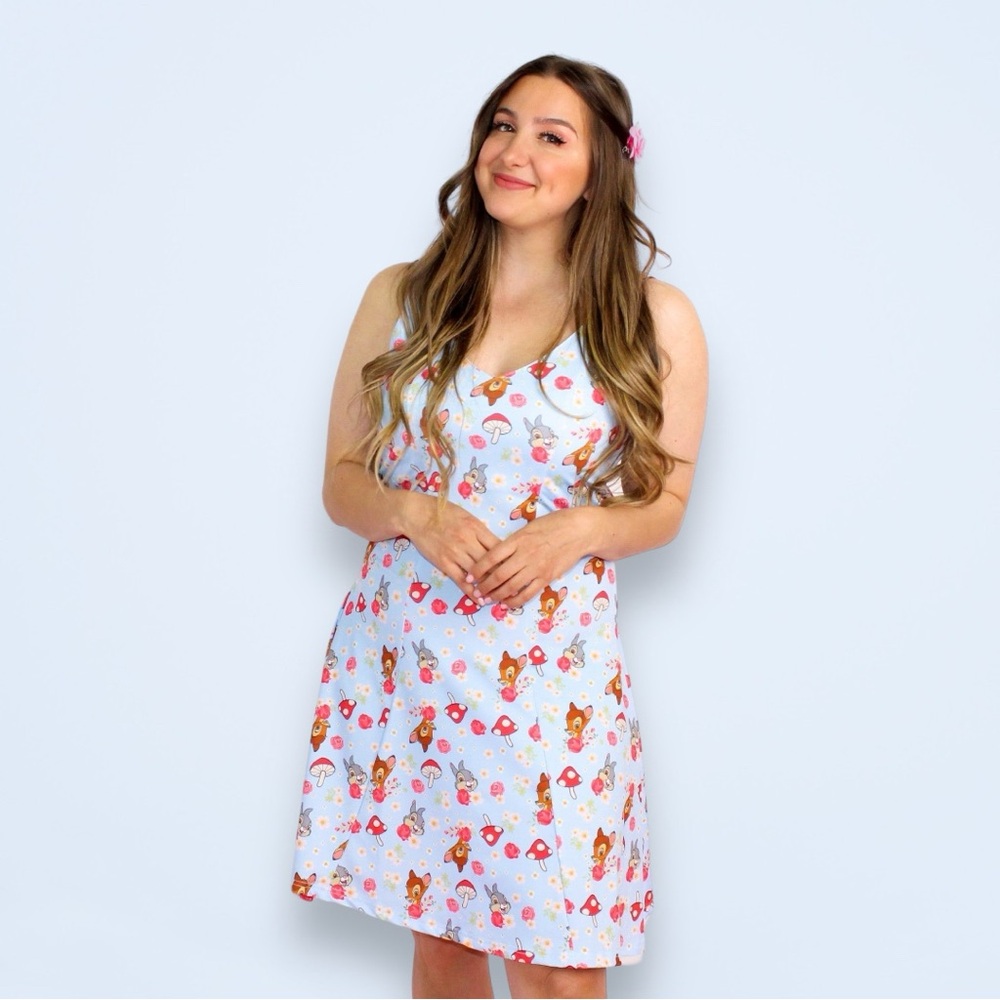 Disney BAMBI Woodland Mini Dress Size 2X - NEW WITH TAGS - CAKEWORTHY
